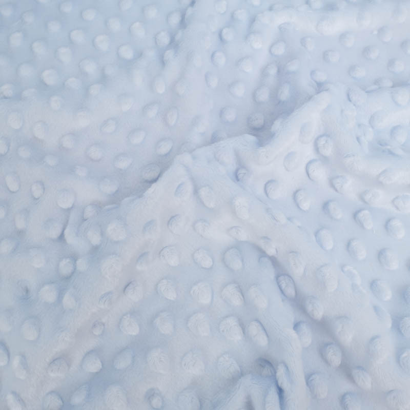 Minky Bubble Bleu Clair - Maison Klem