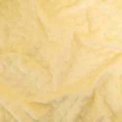 Minky Coeur Jaune Tendre - Maison Klem