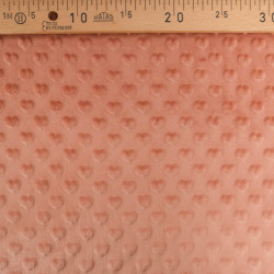 Minky Coeur Ginger - Maison Klem