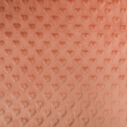 Minky Coeur Ginger - Maison Klem