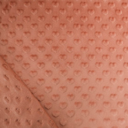 Minky Coeur Ginger - Maison Klem