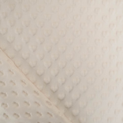 Minky Coeur Crème - Maison Klem