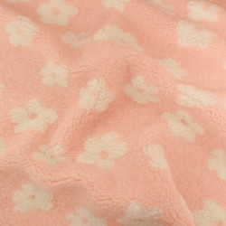 Tissu Sherpa Bloom - Rose Blush - Maison Klem