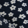 Tissu Sherpa Bloom - Bleu Marine - Maison klem