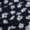 Tissu Sherpa Bloom - Bleu Marine - Maison klem