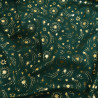 Tissu Noël Motifs dorés - Maison Klem