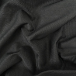 Sergé Coton Sanforisé Noir - Maison Klem