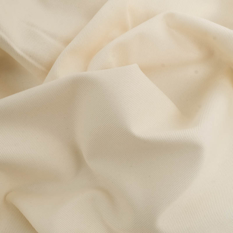 Sergé Coton Sanforisé Latté - Maison Klem