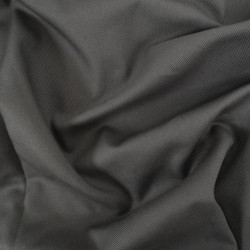 Sergé Coton Sanforisé Anthracite - Maison Klem