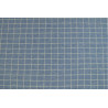 Cotton jersey checks 10 blue