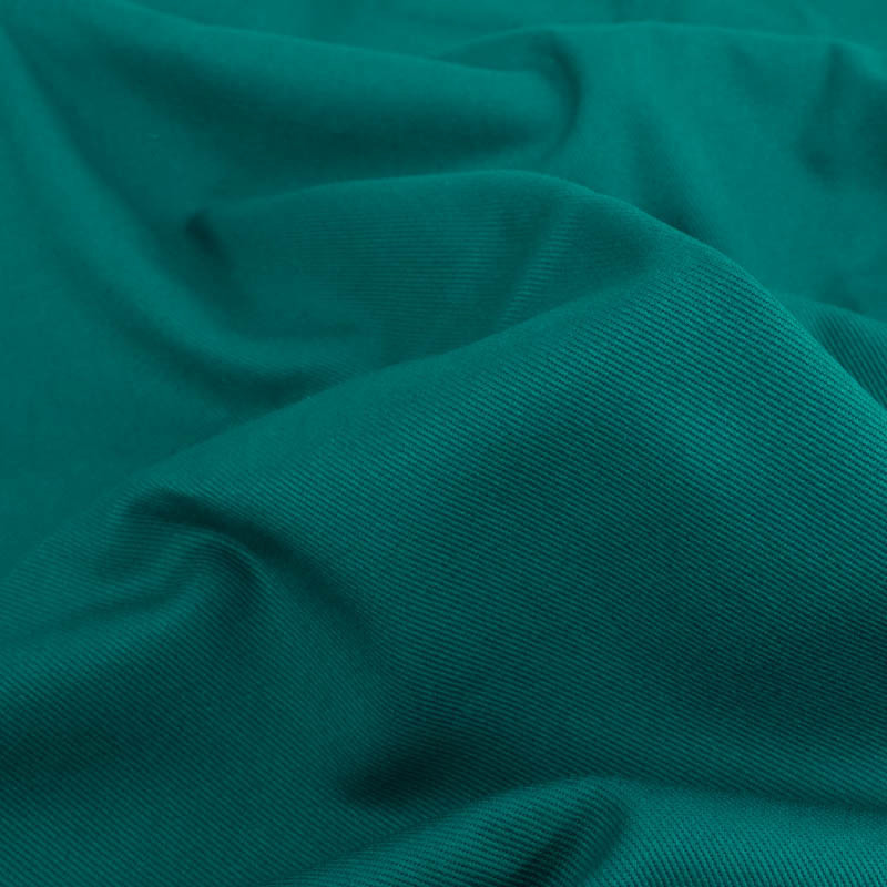 Sergé Coton Sanforisé Emeraude - Maison Klem