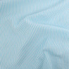 Seersucker à Rayures Lagon - Maison Klem