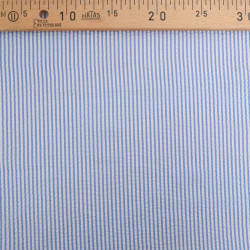 Seersucker à Rayures Bleu - Maison Klem