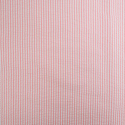 Seersucker à Rayures Corail - Maison Klem