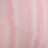 Seersucker à Rayures Corail - Maison Klem