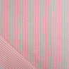 Seersucker à Rayures Corail - Maison Klem