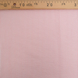 Seersucker à Rayures Corail - Maison Klem