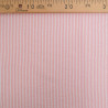 Seersucker à Rayures Corail - Maison Klem