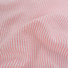 Seersucker à Rayures Corail - Maison Klem