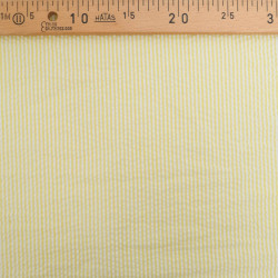 Seersucker à Rayures Jaune - Maison Klem