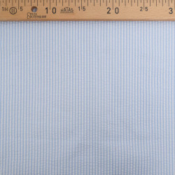Seersucker à Rayures Bleu Ciel - Maison Klem