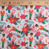 Tissu Noël Coton Casse Noisette - Maison Klem
