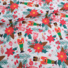 Tissu Noël Coton Casse Noisette - Maison Klem