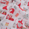 Tissu Noël Coton Gnome De Noël - Maison Klem