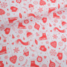 Tissu Noël Coton Motif Noël Tradition - Maison Klem