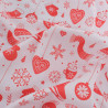 Tissu Noël Coton Motif Noël Tradition - Maison Klem