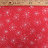 Tissu Noël Coton Rouge Feu D'Artifice - Maison Klem