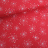 Tissu Noël Coton Rouge Feu D'Artifice - Maison Klem