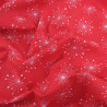 Tissu Noël Coton Rouge Feu D'Artifice - Maison Klem