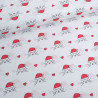 Tissu Noël Coton Chat de Noël - Maison Klem