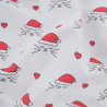 Tissu Noël Coton Chat de Noël - Maison Klem