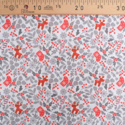 Tissu Noël Coton Scandi Christmas - Maison Klem