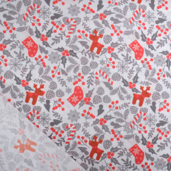 Tissu Noël Coton Scandi Christmas - Maison Klem