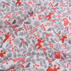 Tissu Noël Coton Scandi Christmas - Maison Klem