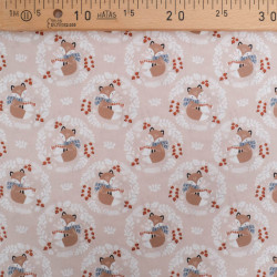 Tissu Noël Coton Petit Renard - Maison Klem