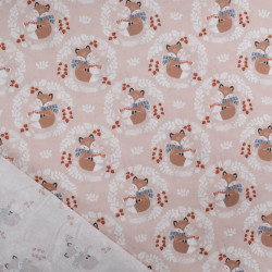 Tissu Noël Coton Petit Renard - Maison Klem