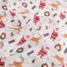 Tissu Noël Coton Père Noël - Maison Klem
