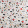 Tissu Noël Coton Petits Pingouins - Maison Klem