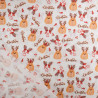 Tissu Noël Coton Rennes De Noël - Maison Klem