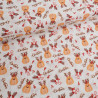 Tissu Noël Coton Rennes De Noël - Maison Klem