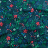 Tissu Noël Coton Motif Noël Enchanté - Maison Klem