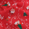 Tissu Noël Coton Oh Oh Oh - Maison Klem