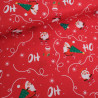 Tissu Noël Coton Oh Oh Oh - Maison Klem