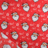 Tissu Noël Coton Rouge Père Noël - Maison Klem