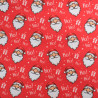 Tissu Noël Coton Rouge Père Noël - Maison Klem