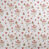 Tissu Noël Coton Ours Patin A Glace - Maison Klem